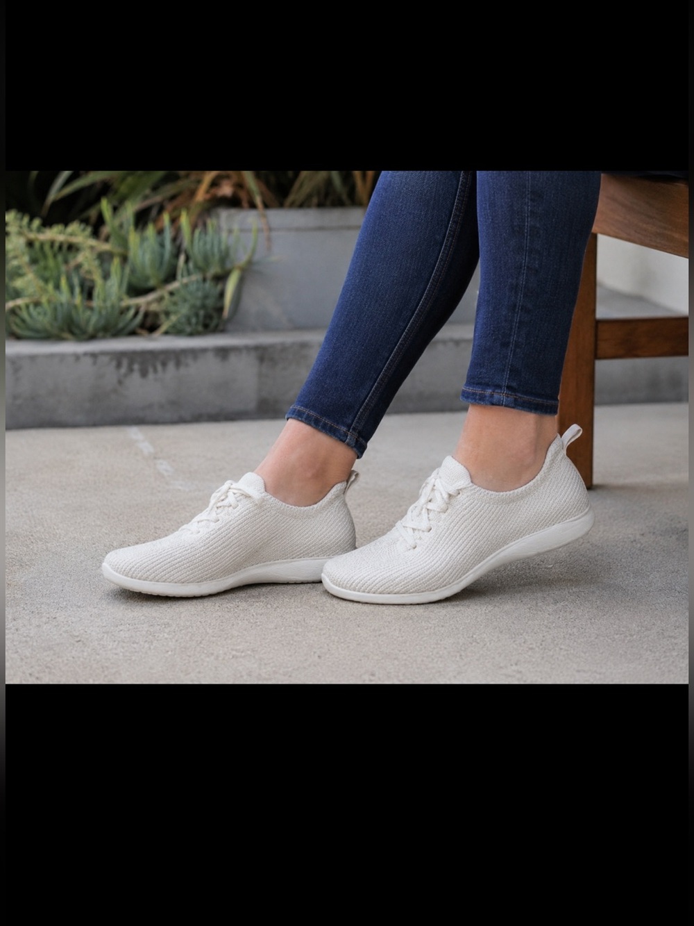 Arcopedico LS White Knit Walking Shoes Lightweight Comfort Orthopedic Sneakers